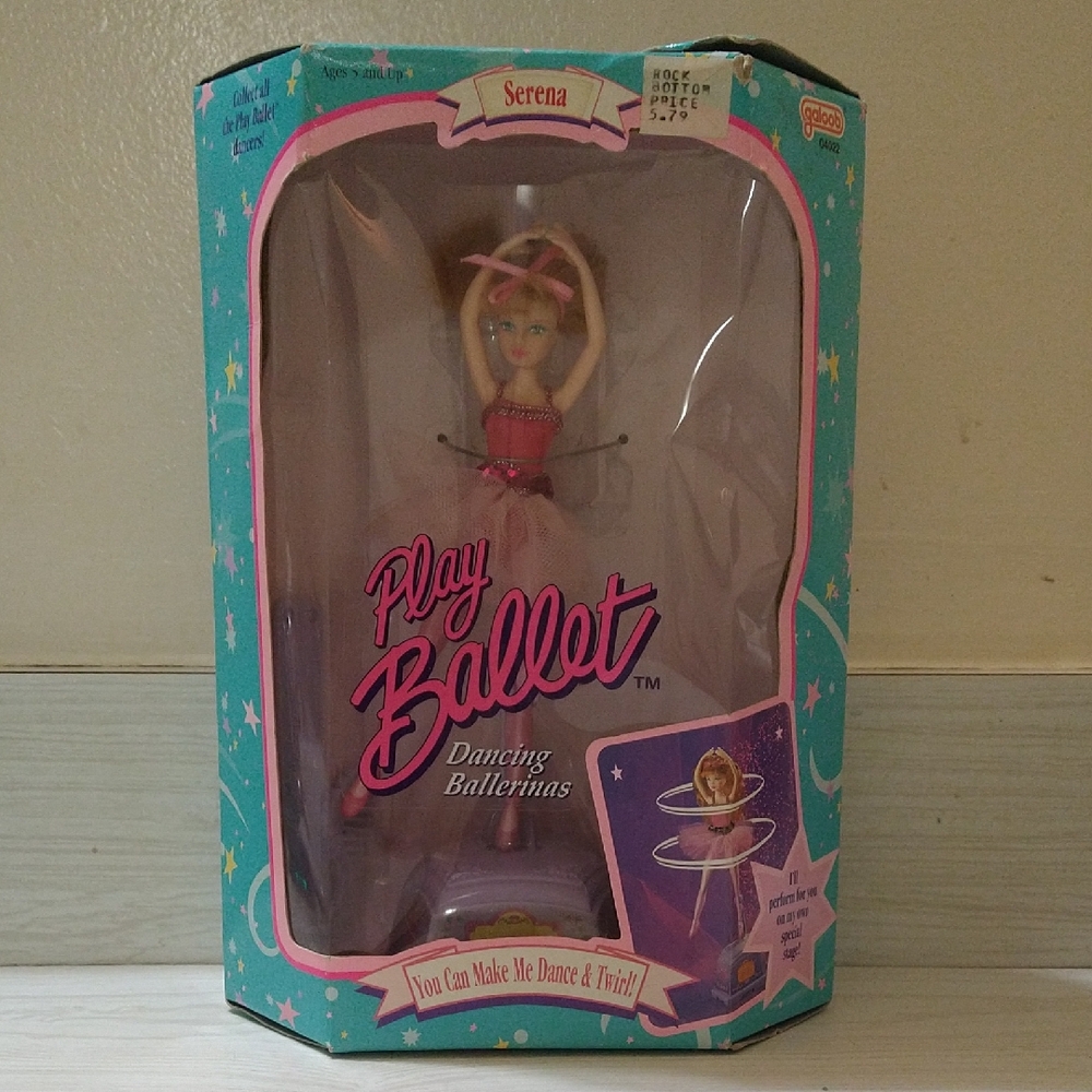 Vintage RARE 1991 Galoob Play Ballet Serena Doll